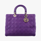 Dior Lady Purple Lambskin Handbag