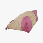 Gucci Guccissima Bree Beige Pink GG Canvas Leather Shoulder — view 7