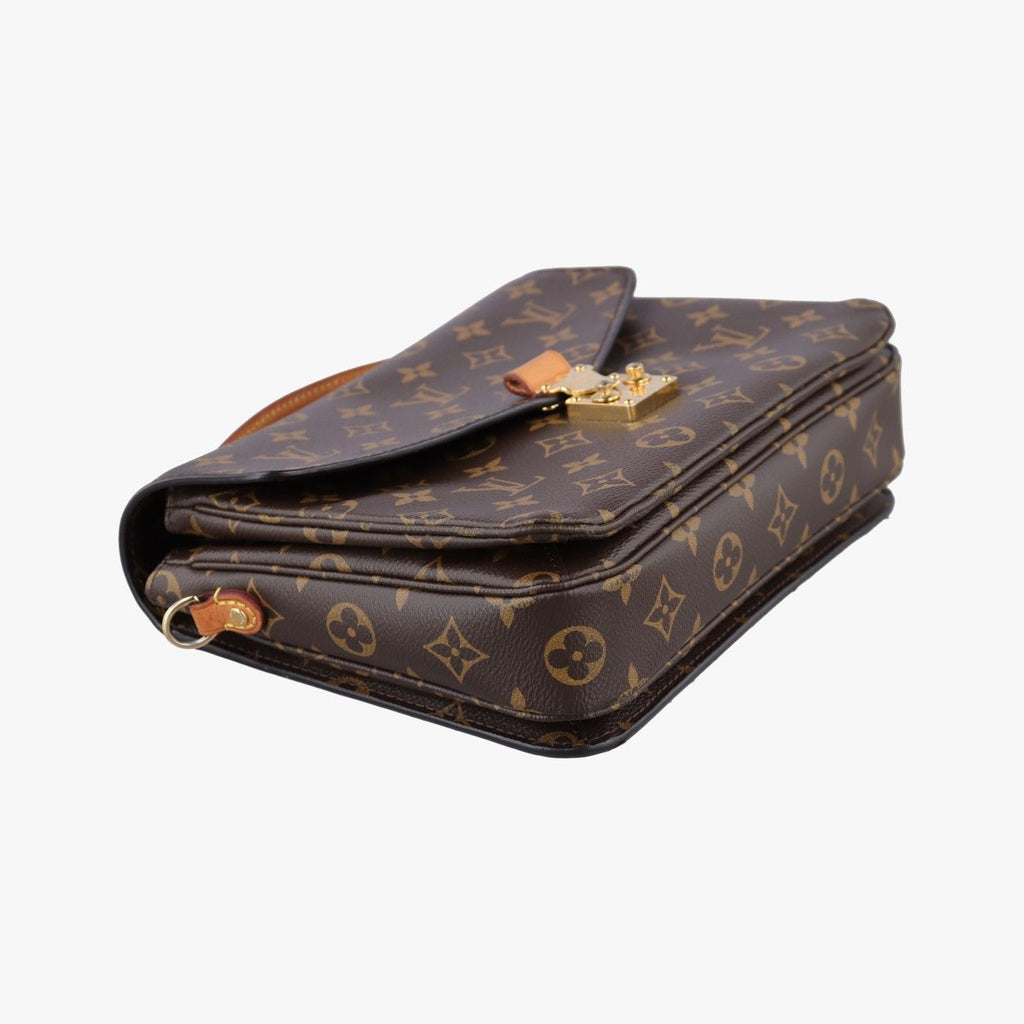 Louis Vuitton Pochette Metis MM Monogram Brown Canvas Handbag — view 5