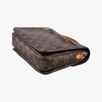 Louis Vuitton Pochette Metis MM Monogram Brown Canvas Handbag — view 6