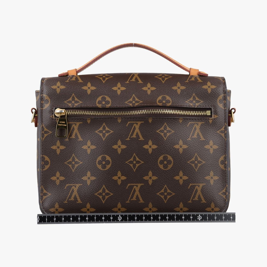 Louis Vuitton Pochette Metis MM Monogram Brown Canvas Handbag — view 2