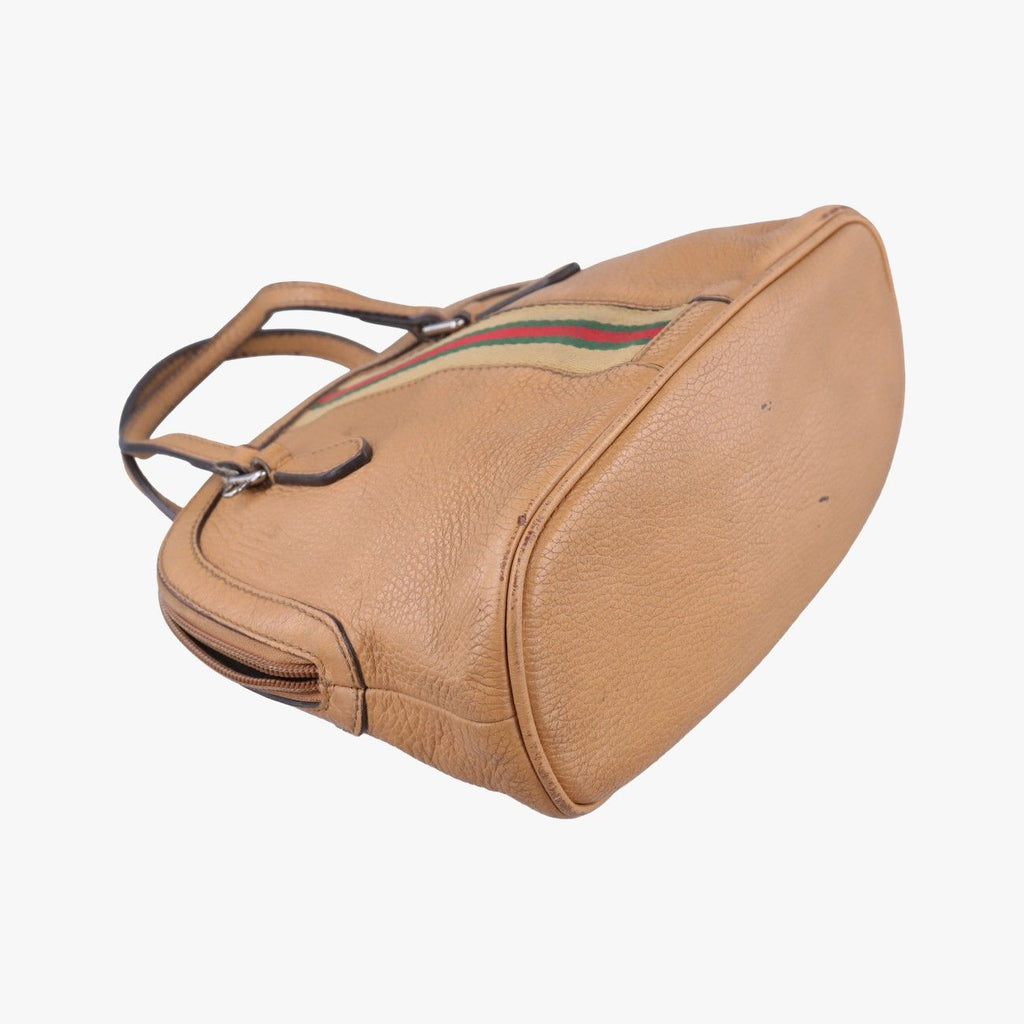 Gucci Micro Guccissima Beige Leather Handbag — view 5