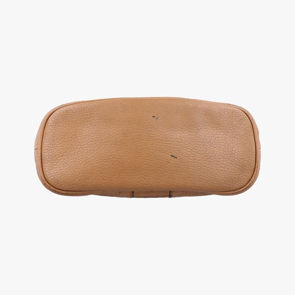 Gucci Micro Guccissima Beige Leather Handbag — view 3