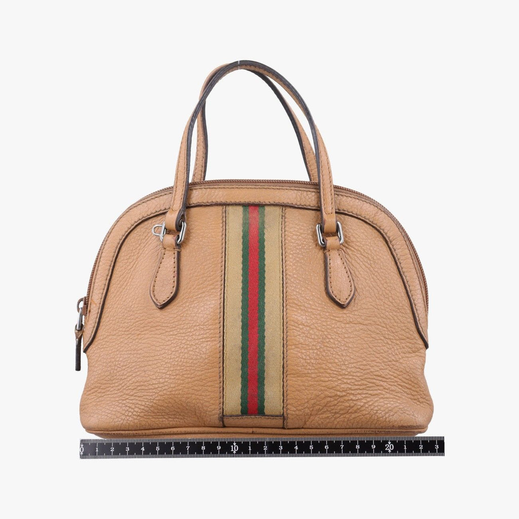 Gucci Micro Guccissima Beige Leather Handbag — view 2