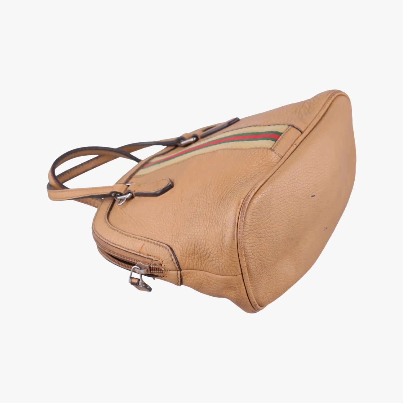 Gucci Micro Guccissima Beige Leather Handbag — view 7
