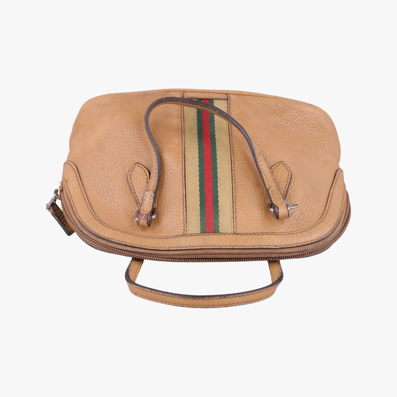 Gucci Micro Guccissima Beige Leather Handbag — view 8