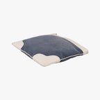 Prada Canapa Logo Jacquard Navy White Canvas Leather Shoulder — view 6