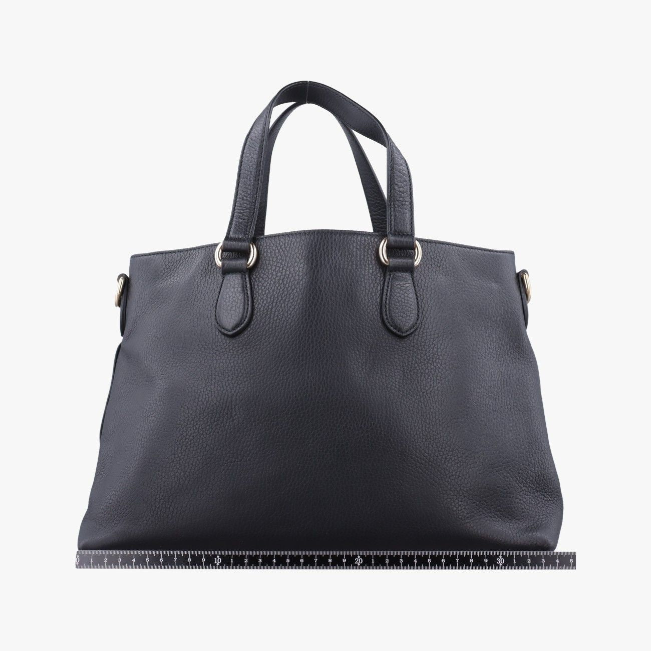 Gucci Bamboo Tassel Tote Black Leather — view 2