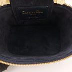 Dior Micro Lady Vanity Case Black Red Leather Handbag — view 9