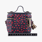 Dior Micro Lady Vanity Case Black Red Leather Handbag — view 2