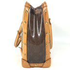 Louis Vuitton Shoulder Bag Neo Cabas Amble MM Monogram Vinyl Leather Brown — view 3
