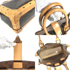 Louis Vuitton Shoulder Bag Neo Cabas Amble MM Monogram Vinyl Leather Brown — view 7