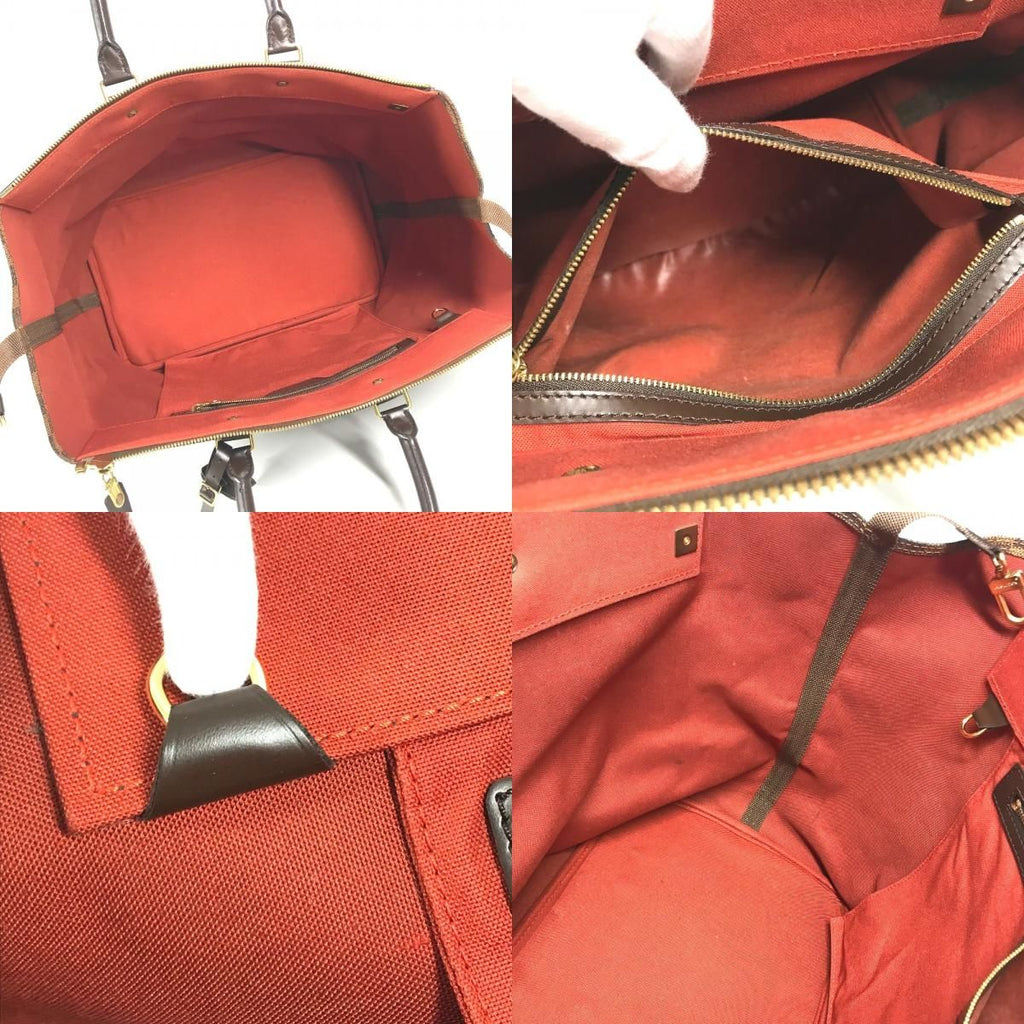 Louis Vuitton Handbag Greenwich PM Damier Canvas Ebene Brown — view 8