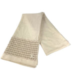 Chanel Scarf CC Logo Cashmere Beige
