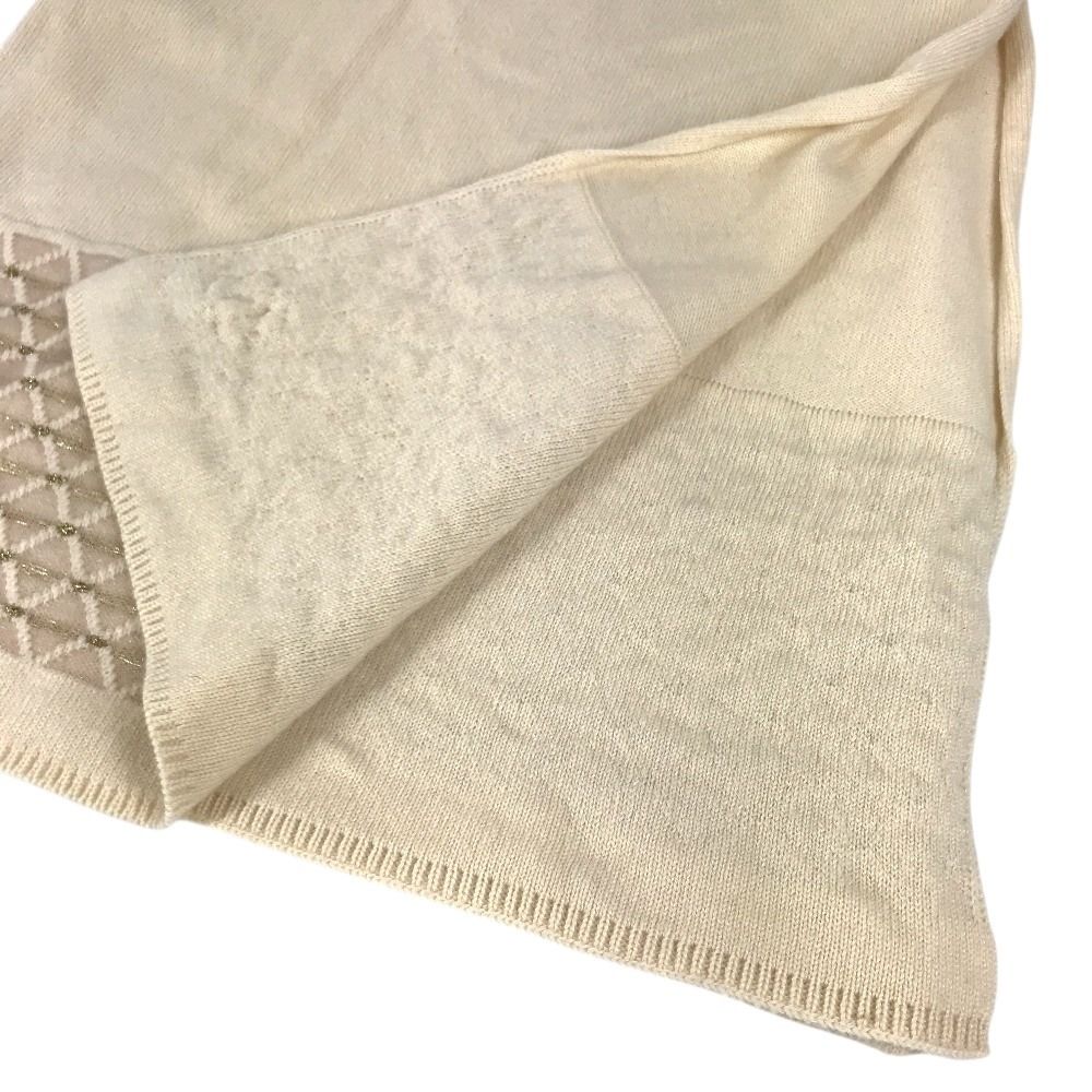Chanel Scarf CC Logo Cashmere Beige — view 5