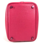 Hermes Handbag Picotin Lock PM 18 PM Taurillon Clemence Rose Mexico Pink — view 5