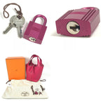 Hermes Handbag Picotin Lock PM 18 PM Taurillon Clemence Rose Mexico Pink — view 9