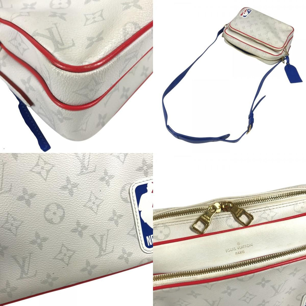 Louis Vuitton Shoulder Bag Nile Messenger PM Monogram Canvas White — view 7