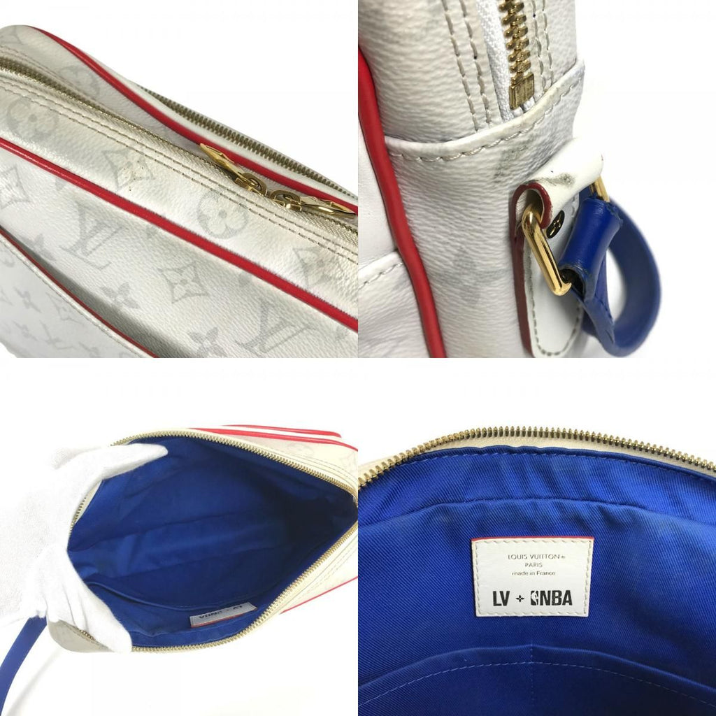 Louis Vuitton Shoulder Bag Nile Messenger PM Monogram Canvas White — view 8