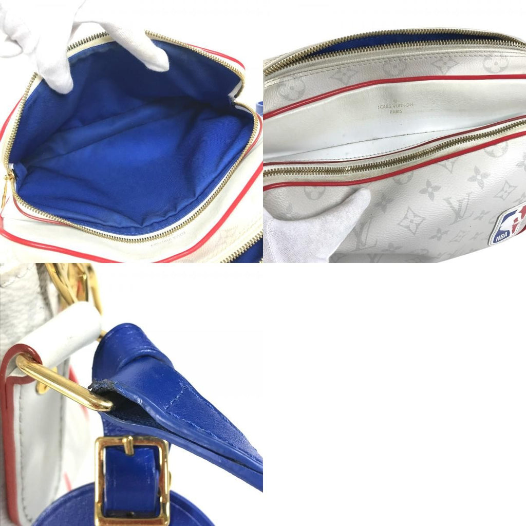 Louis Vuitton Shoulder Bag Nile Messenger PM Monogram Canvas White — view 9