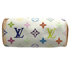 Louis Vuitton Handbag Mini Speedy Monogram Multicolor Canvas Blanc White — view 5