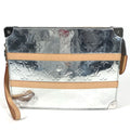 Louis Vuitton Clutch Trunk Pochette Leather Silver