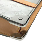 Louis Vuitton Clutch Trunk Pochette Leather Silver — view 6