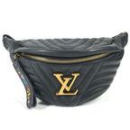 Louis Vuitton Belt Bag Leather Black