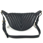 Louis Vuitton Belt Bag Leather Black — view 2