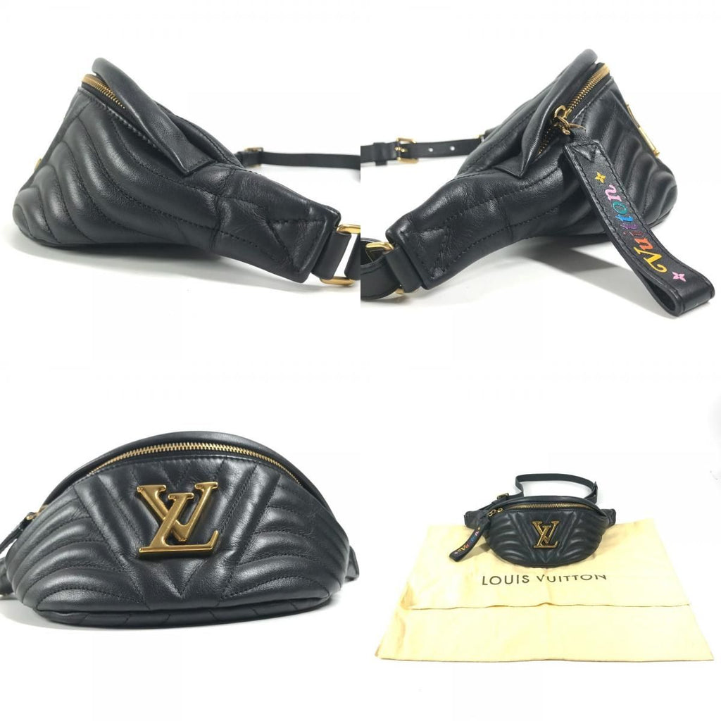 Louis Vuitton Belt Bag Leather Black — view 9