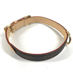 Louis Vuitton Collar Dog Color MM Monogram Canvas Brown Pet Accessory — view 2