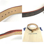 Louis Vuitton Collar Dog Color MM Monogram Canvas Brown Pet Accessory — view 9