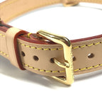 Louis Vuitton Collar Dog Color MM Monogram Canvas Brown Pet Accessory — view 5