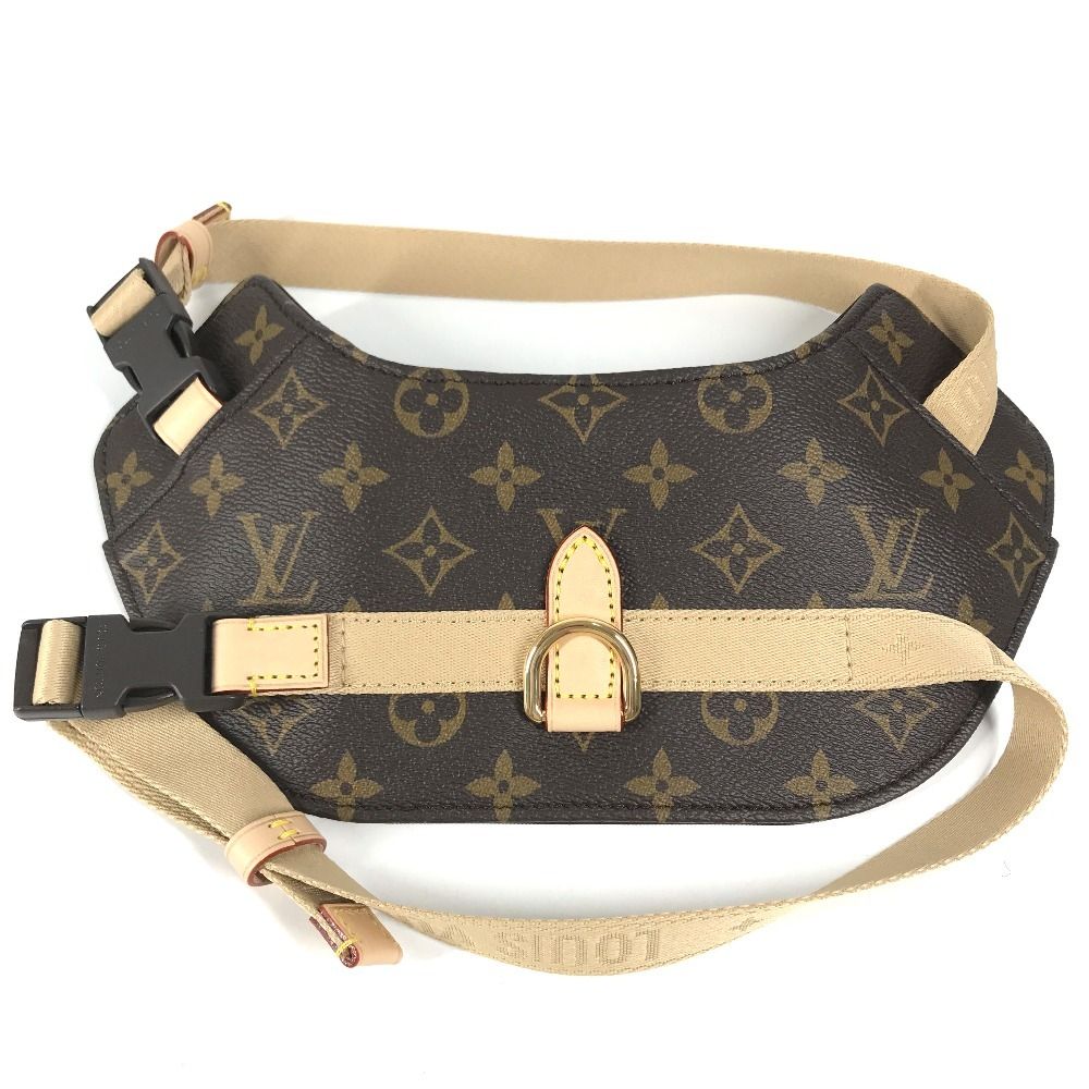 Louis Vuitton Dog Harness MM Monogram Canvas Brown Pet Accessory