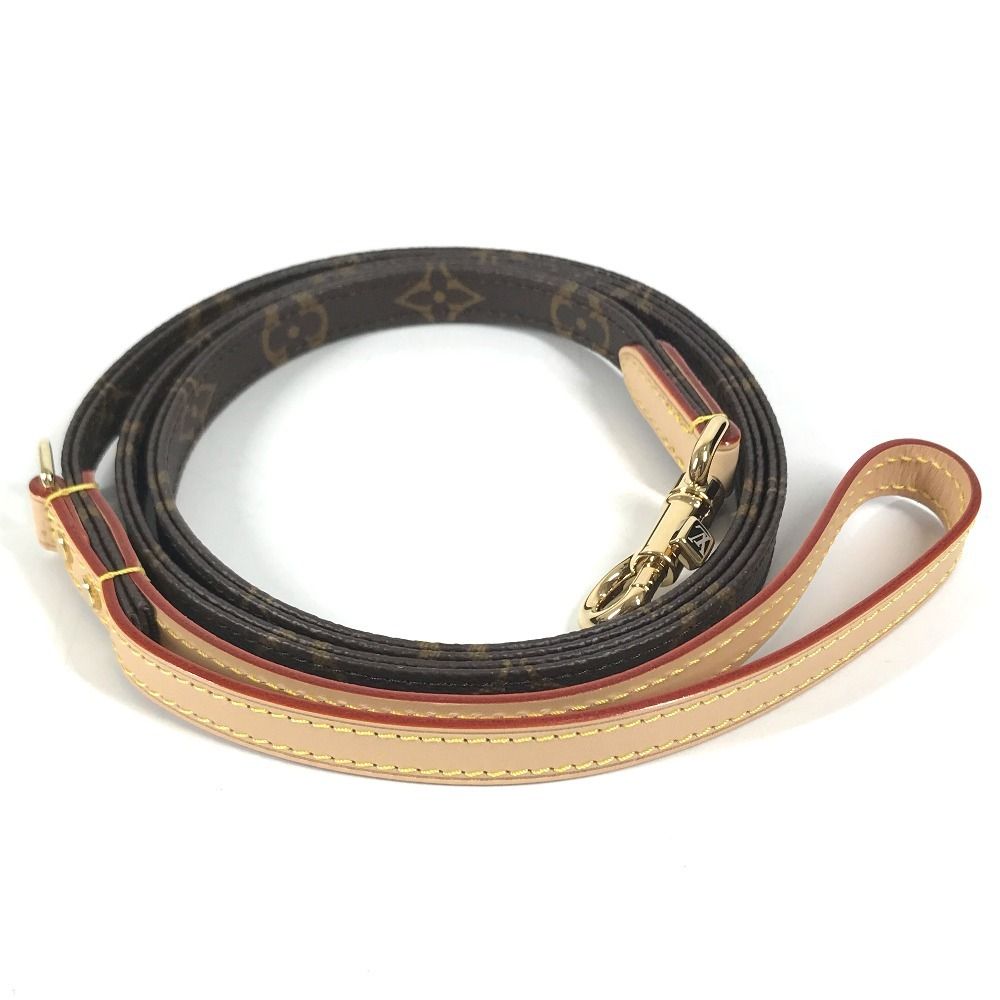 Louis Vuitton Tall Dog Leash MM Monogram Canvas Brown Pet Accessory