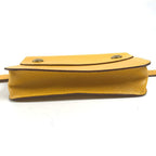 Hermes Belt Bag Pochette Green Courchevel Yellow — view 5