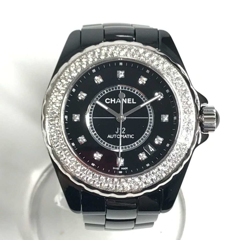 Chanel Watch Diamond Bezel Unknown Ceramic Black — view 2