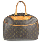 Louis Vuitton Handbag Deauville Monogram Canvas Brown