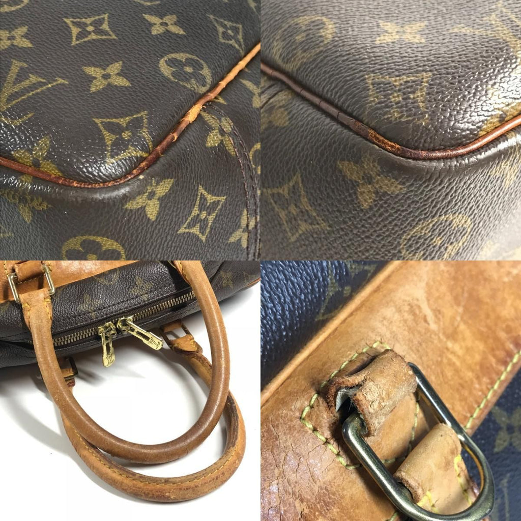 Louis Vuitton Handbag Deauville Monogram Canvas Brown — view 7