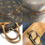 Louis Vuitton Handbag Deauville Monogram Canvas Brown — view 7