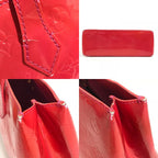 Louis Vuitton Handbag Wilshire Blue Bird Monogram Vernis Canvas Rose Pop Pink — view 7