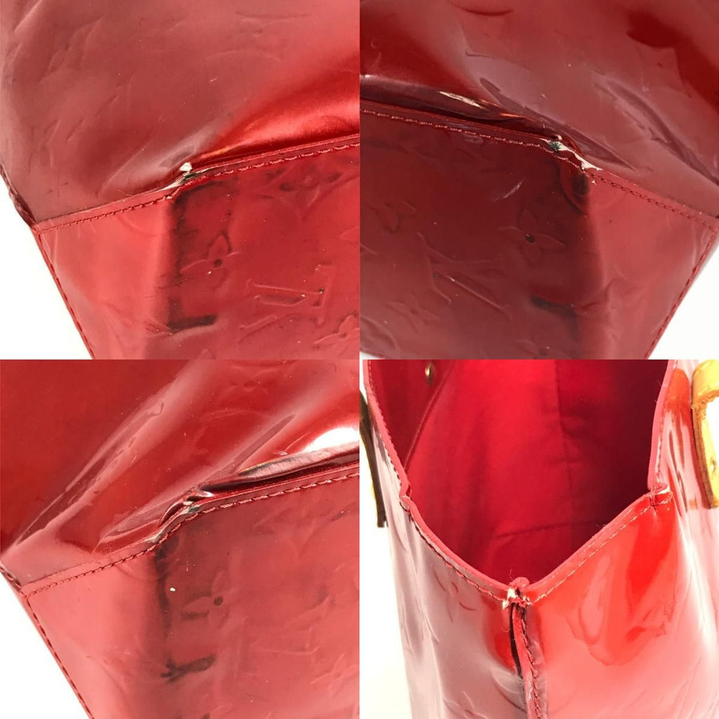 Louis Vuitton Handbag Reed PM Monogram Vernis Rouge — view 7