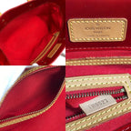 Louis Vuitton Handbag Reed PM Monogram Vernis Rouge — view 9