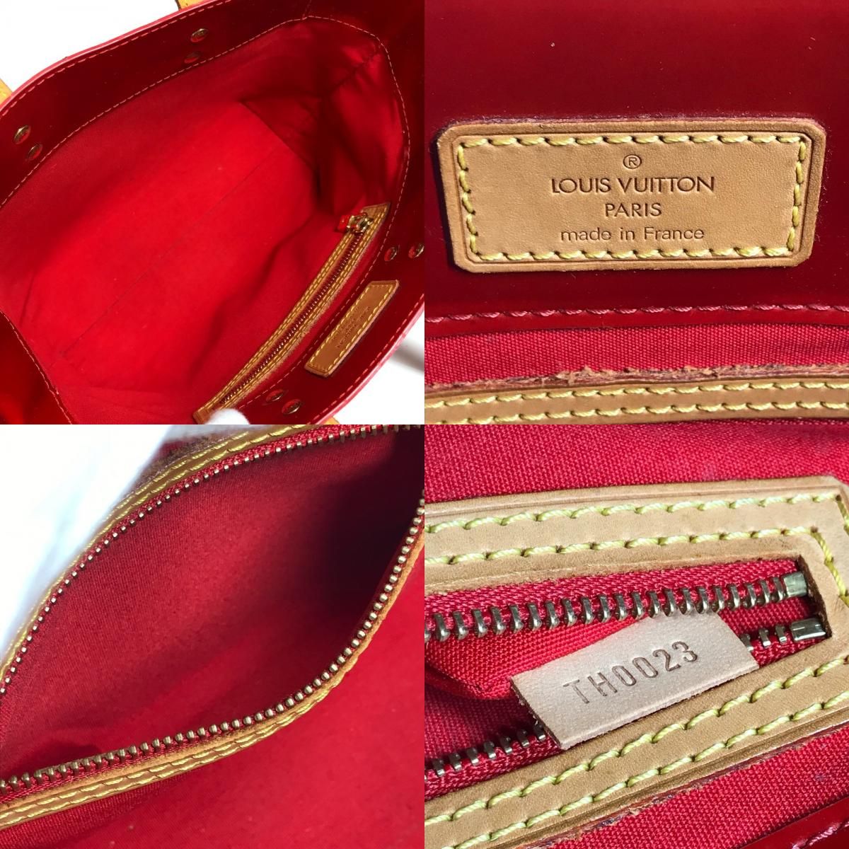 Louis Vuitton Handbag Reed PM Monogram Vernis Rouge — view 9