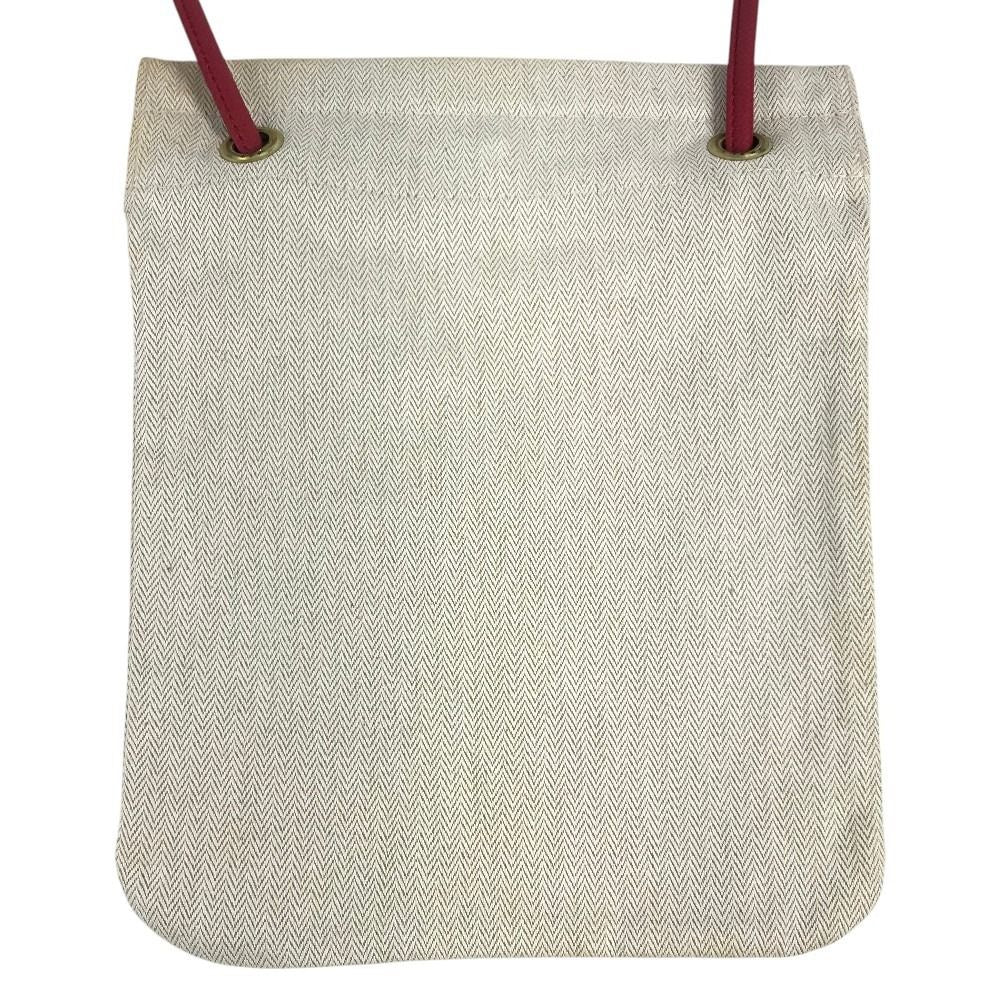 Hermes Shoulder Bag Logo Ali Nu PM Cotton — view 4