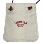 Hermes Shoulder Bag Logo Ali Nu PM Cotton — view 3