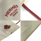 Hermes Shoulder Bag Logo Ali Nu PM Cotton — view 9