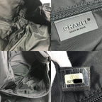 Chanel Boston Bag Logo Nylon Gray — view 9