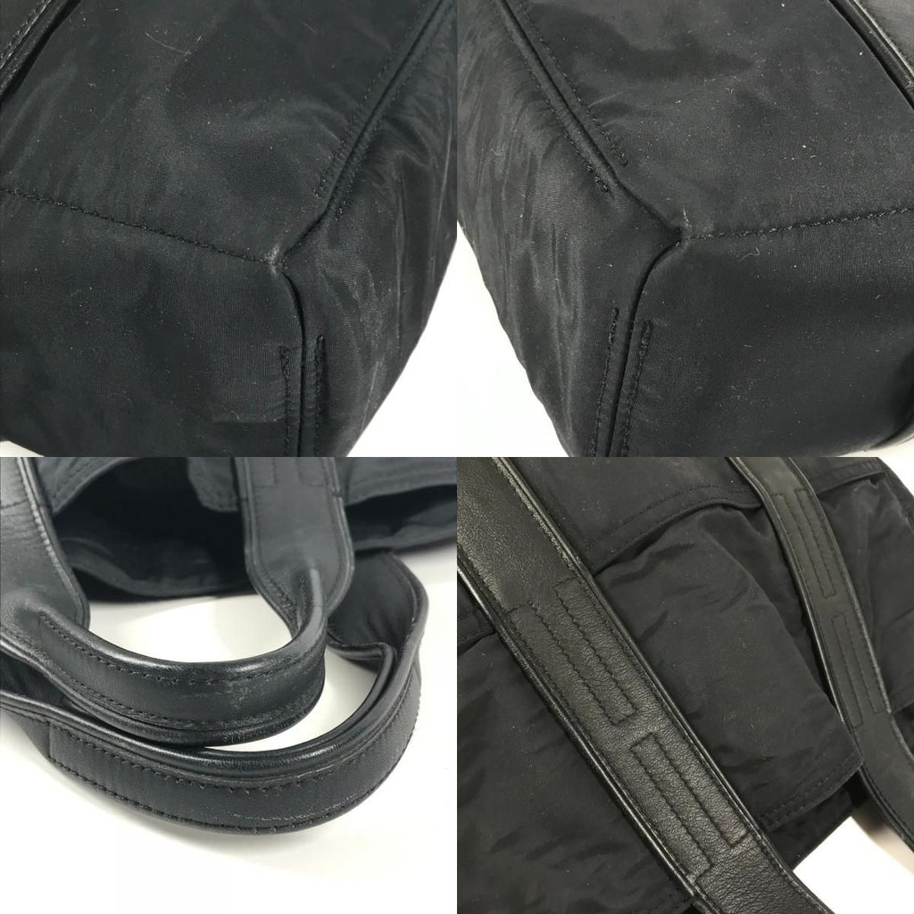 Hermes Tote Acapulco Cabas MM Nylon Black — view 9