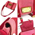 Louis Vuitton Shoulder Bag Sac Mule Canvas Pink — view 9
